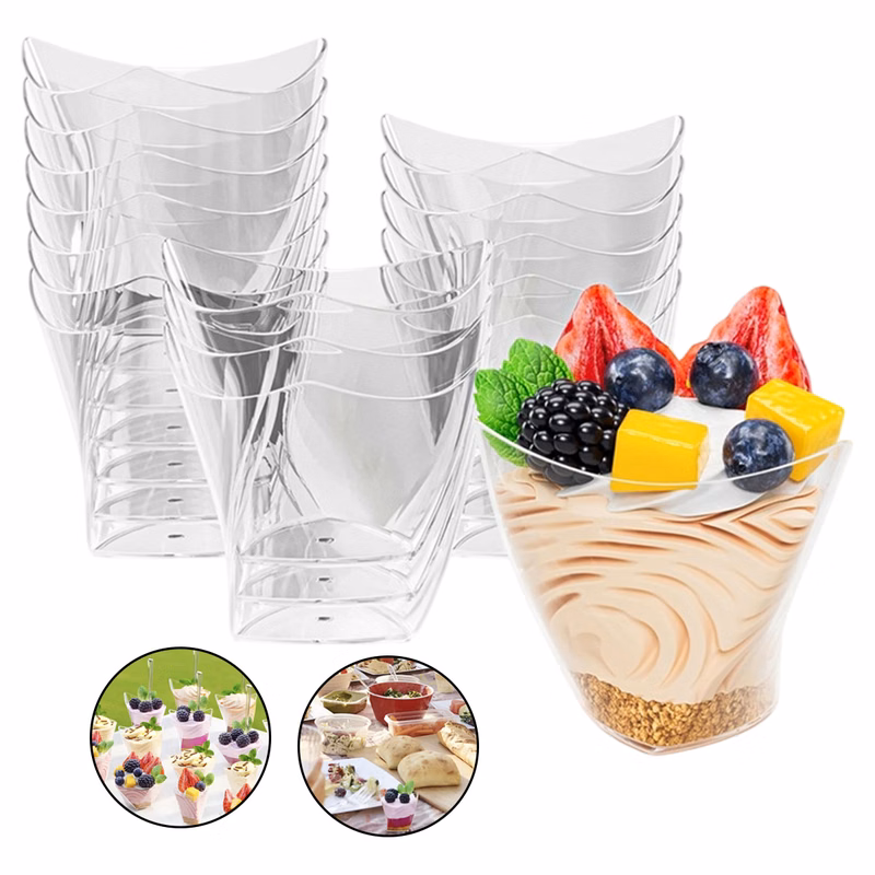 4oz Mini Dessert/Ice Cream Parfait Cups