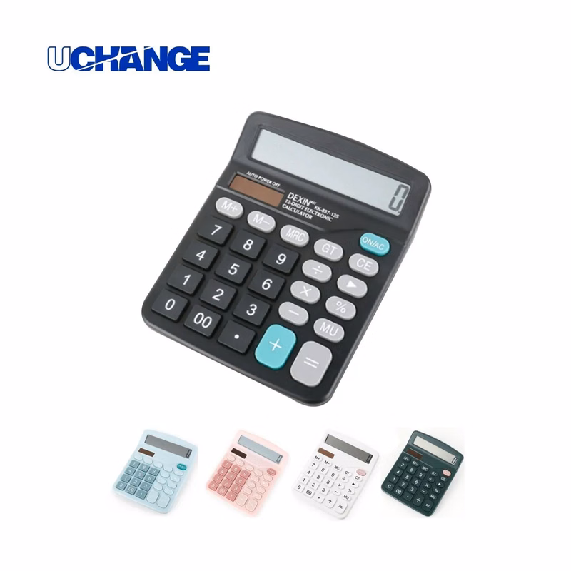 12 Digit Dual Power Desktop Calculator With Large Display