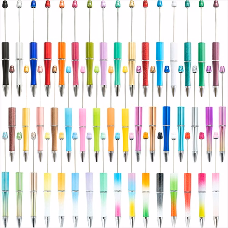 Plastic Beadable Ballpoint Pen