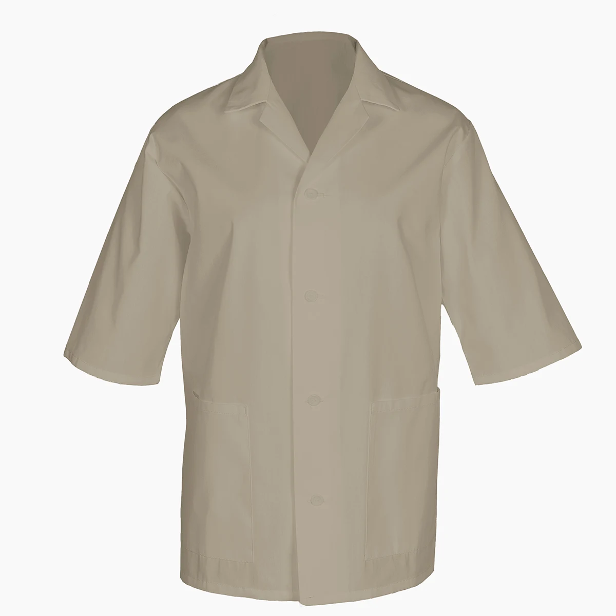 Unisex Button Down 1/2 Sleeve Smock 1