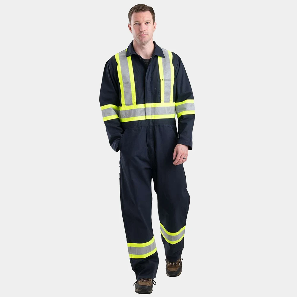 BERNE® Men's Safety Striped Unlined Coverall 1