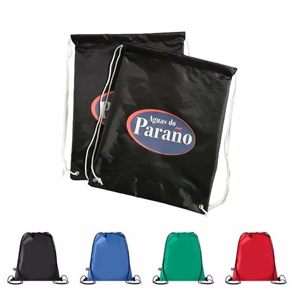 Rpet 210D Polyester Drawstring Cinch Pack Backpack -13.5"x16