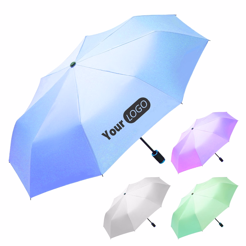 Nylon Versatile Sunny And Rainy Umbrella With Custom Logo