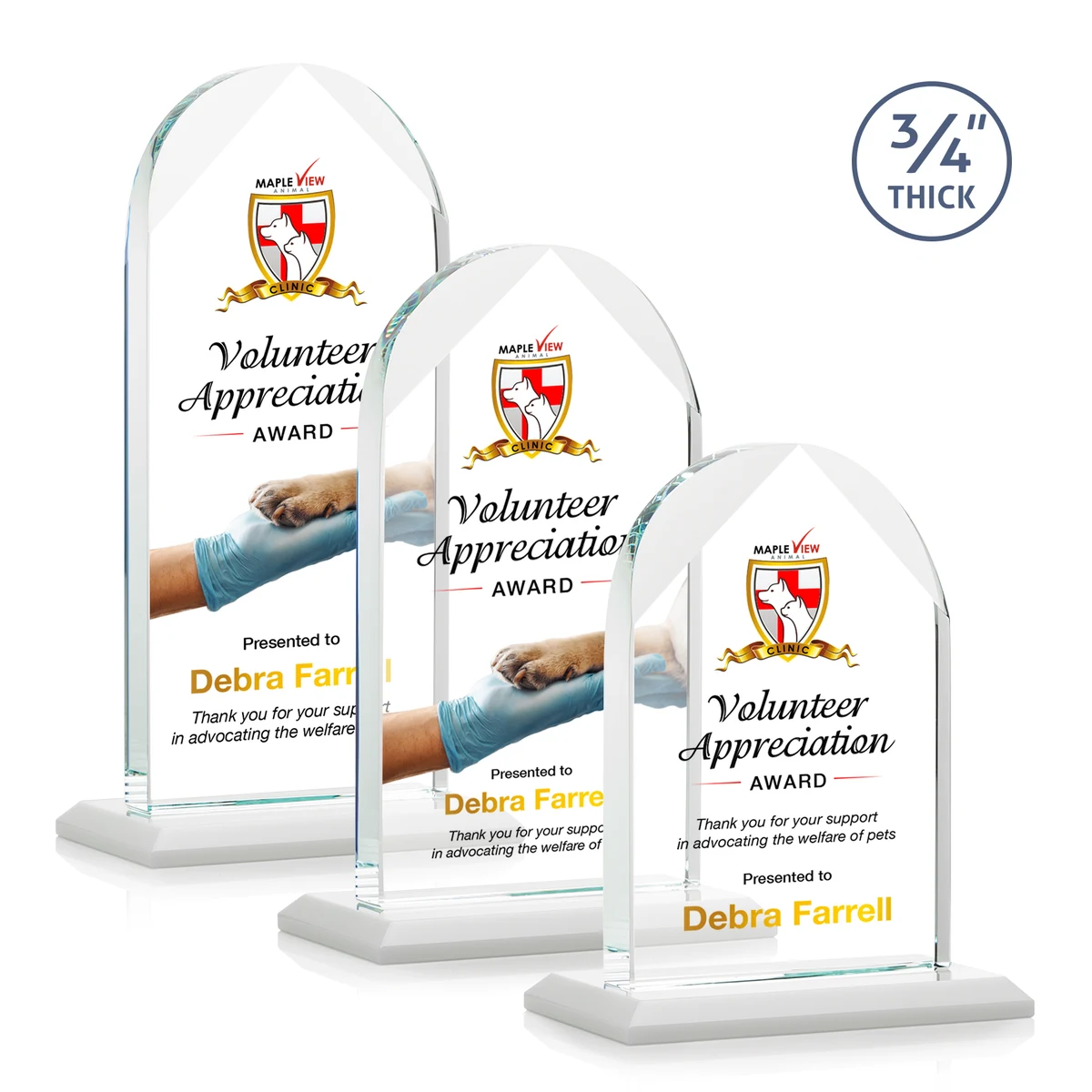 Blake VividPrint™ Award - White 1