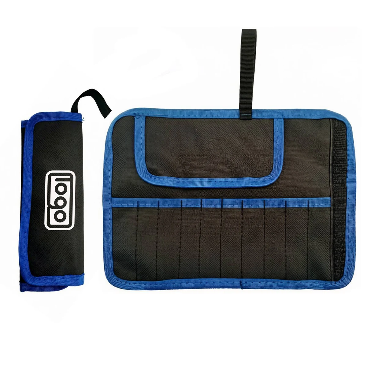 10-Slot Canvas Tool Roll Pouch 1