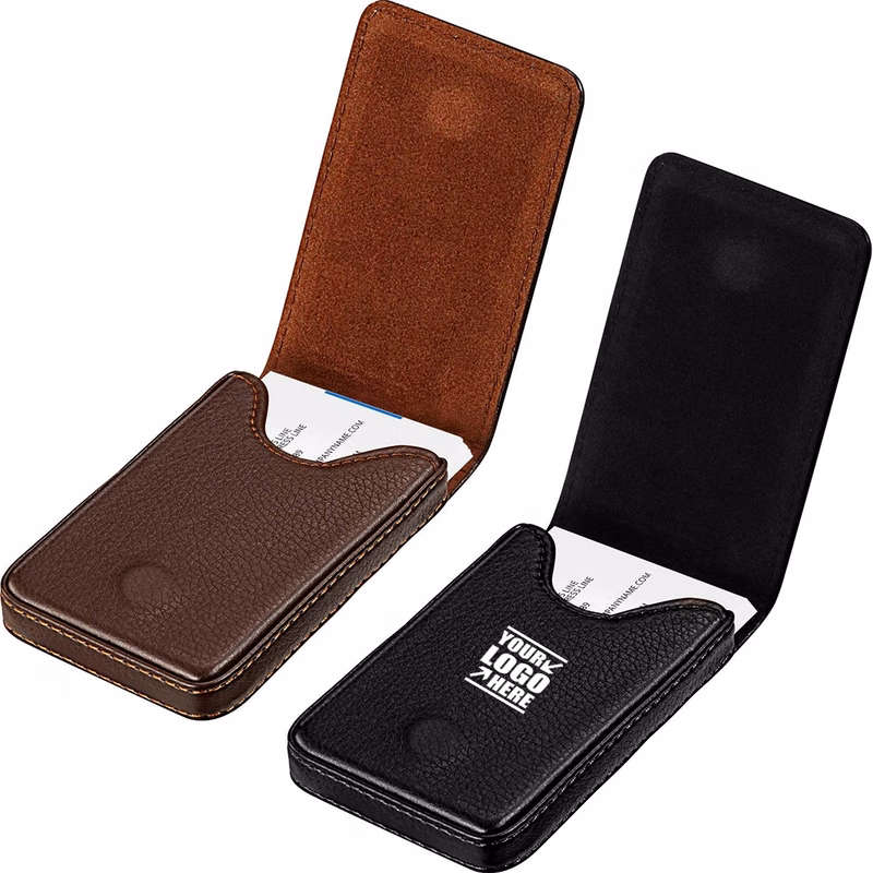 Vertical Version PU Leather Business Card Case