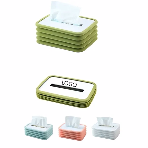 Foldable Tissue Holder for Home Office Bathroom Car