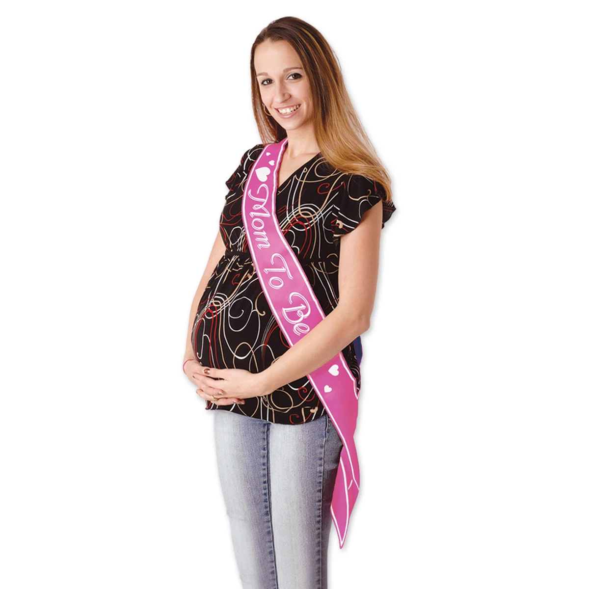 Mom To Be Satin Sash 1