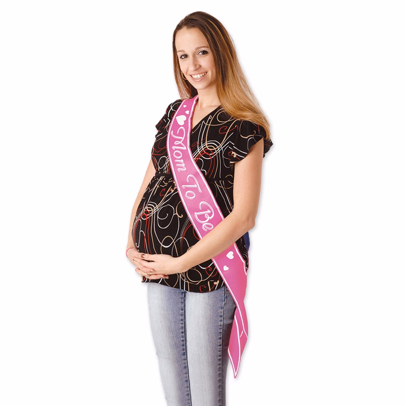 Mom To Be Satin Sash