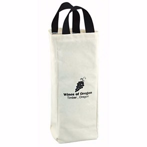 10 Oz. Natural Canvas Wine Tote Bag