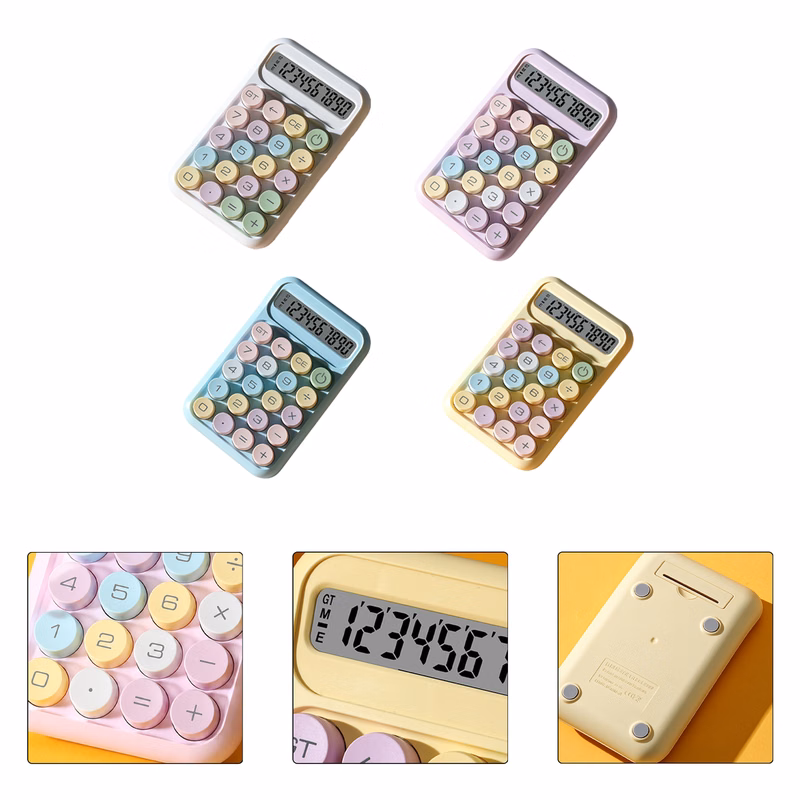 Cute Candy-colored Study Calculator