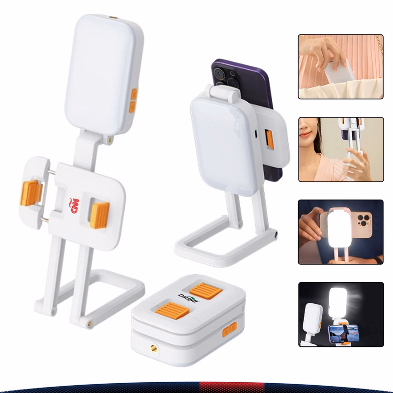 Zires Foldable Pocket Phone Stand Fill Light