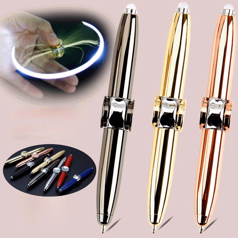 Fidget Spinner Pen With Led Light