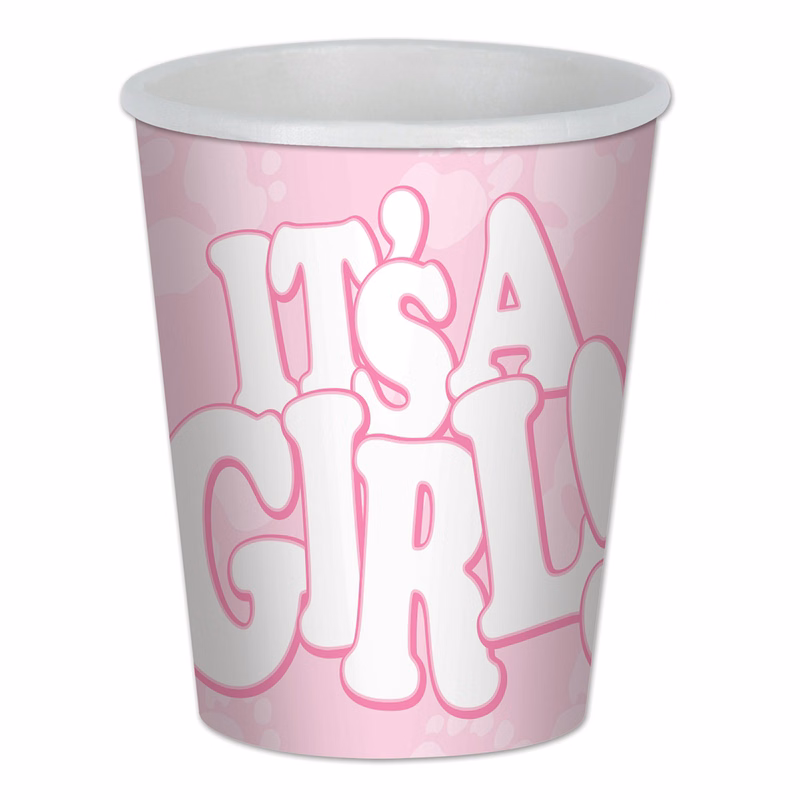 It's A Girl! Beverage Cups
