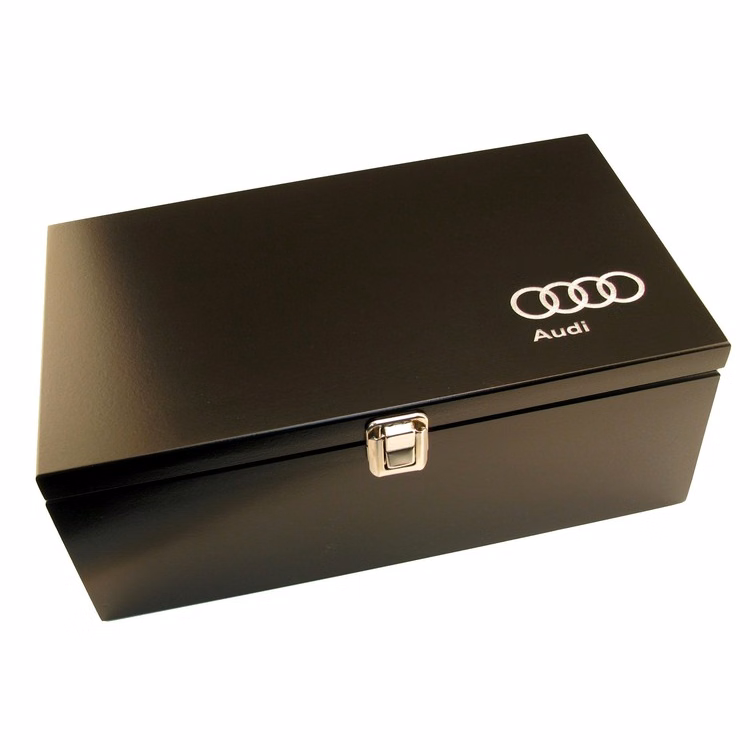 2 Bottle Wood Wine Box, 14.25 x 8.50 x 5.375"