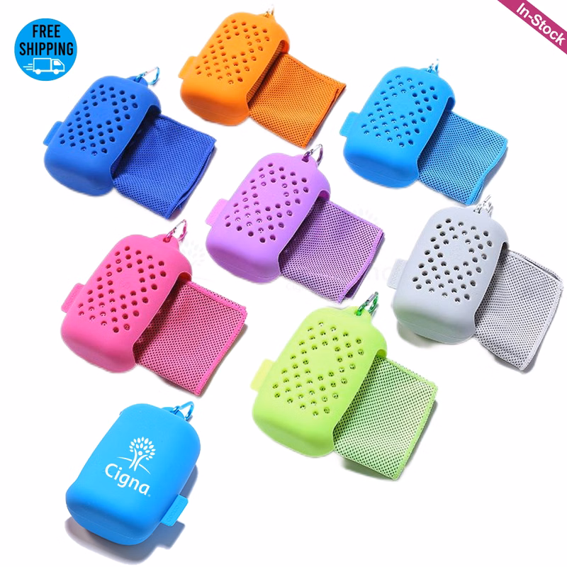 Breathable Cooling Towel in Silicone Pouch