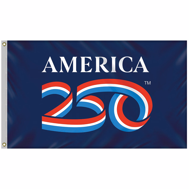 3' X 5' AMERICA 250TH OUTDOOR NYLON FLAG