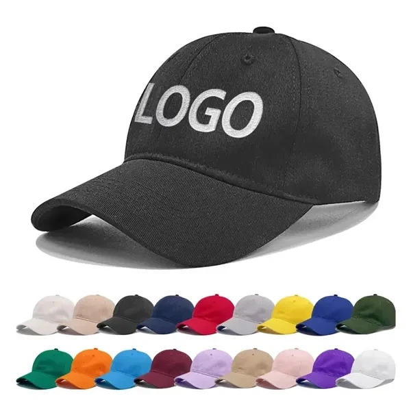 Custom Breathable Baseball Cap with Curved Brim — Outdoor Activity Promotional Hat 1
