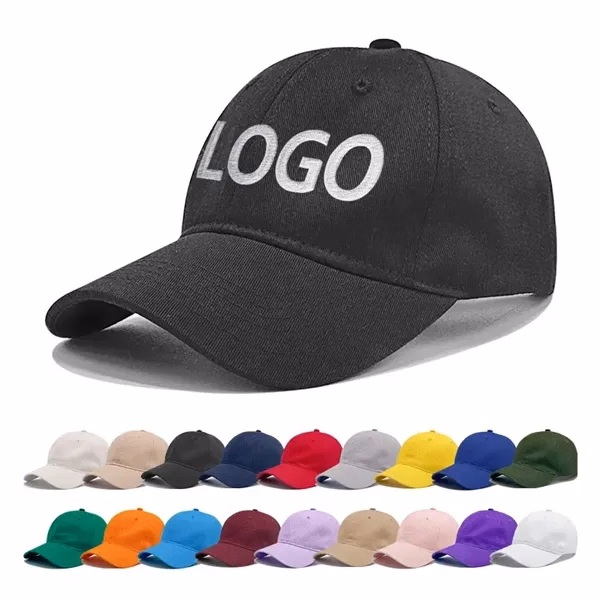 Custom Breathable Baseball Cap with Curved Brim — Outdoor Activity Promotional Hat