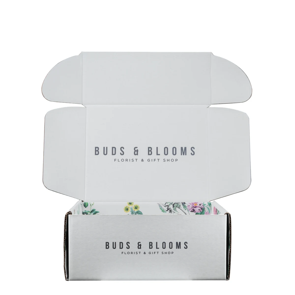 Mailing Box, B-Flute9" x 7" x 4" - White - D - 252 sq in 1