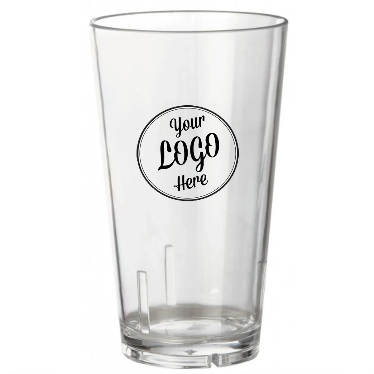 16 Oz Beer Plastic Pint Glass 1