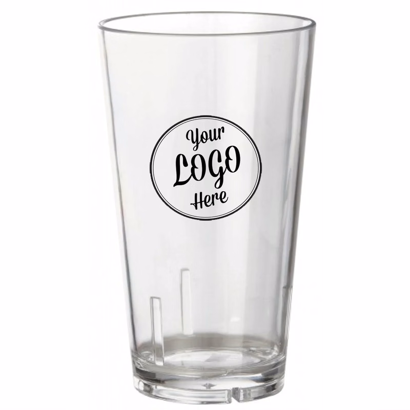 16 Oz Beer Plastic Pint Glass
