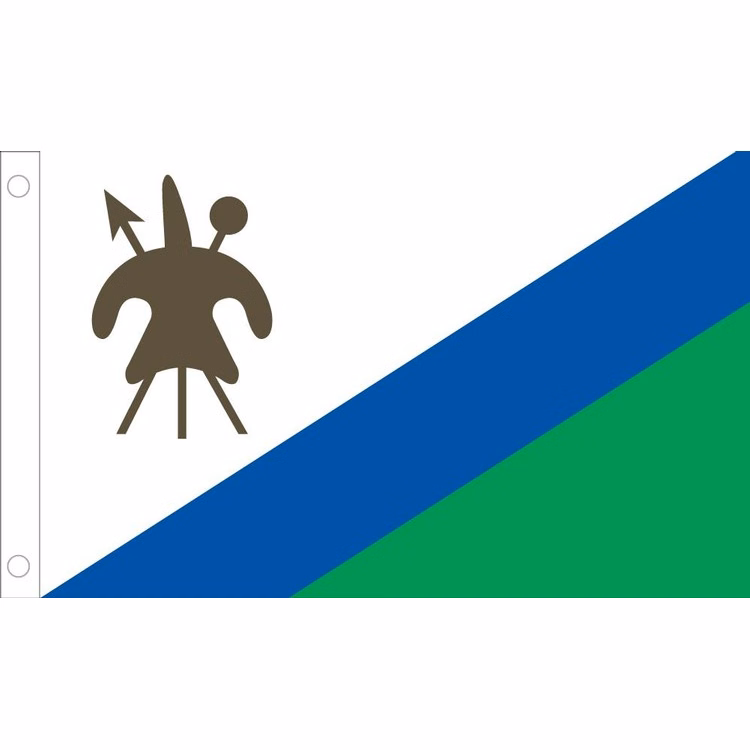 Lesotho Flag - 3' x 5' - Nylon