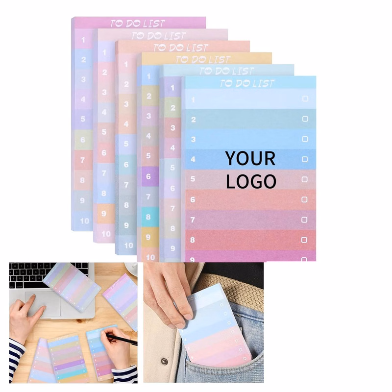 Compact Colorful Note Pads for Desks and Travel