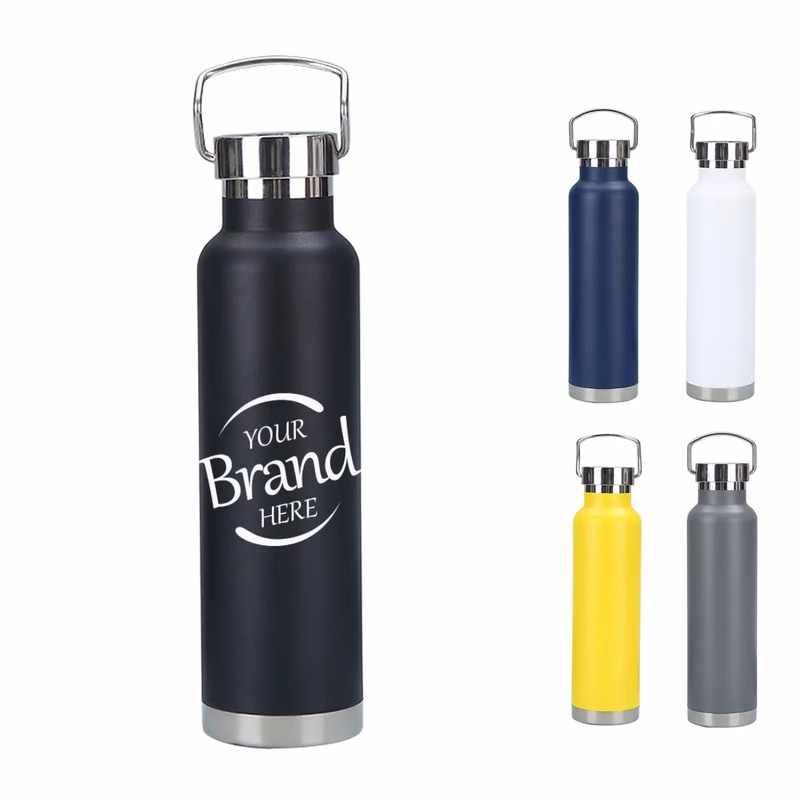 Wide Mouth Stainless Steel Sports Bottle With Handle