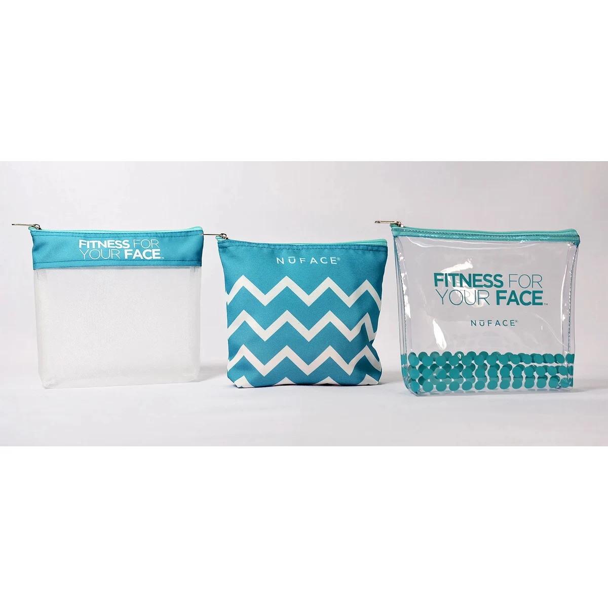 Clear Vinyl Zippered Pouch (8'w x 6"h x 2"d) 1