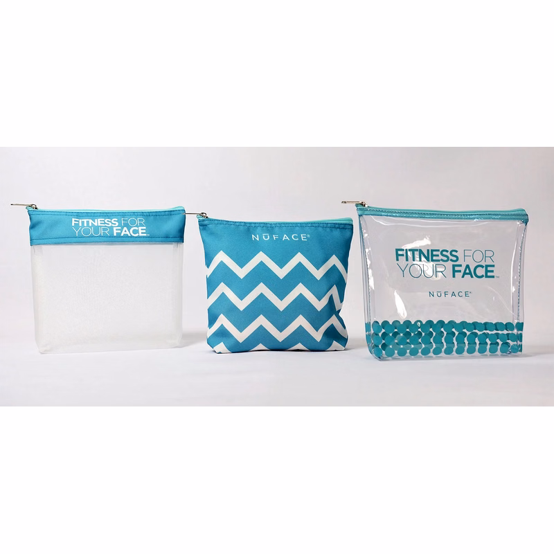 Clear Vinyl Zippered Pouch (8'w x 6"h x 2"d)
