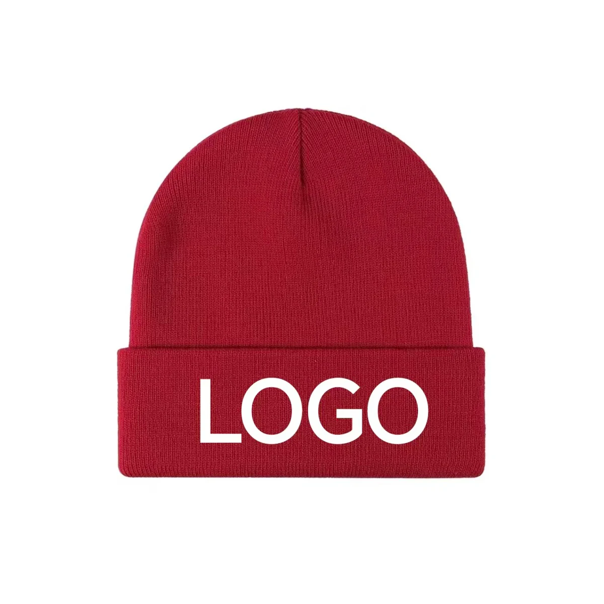 Solid Color Knit Winter Beanie 1