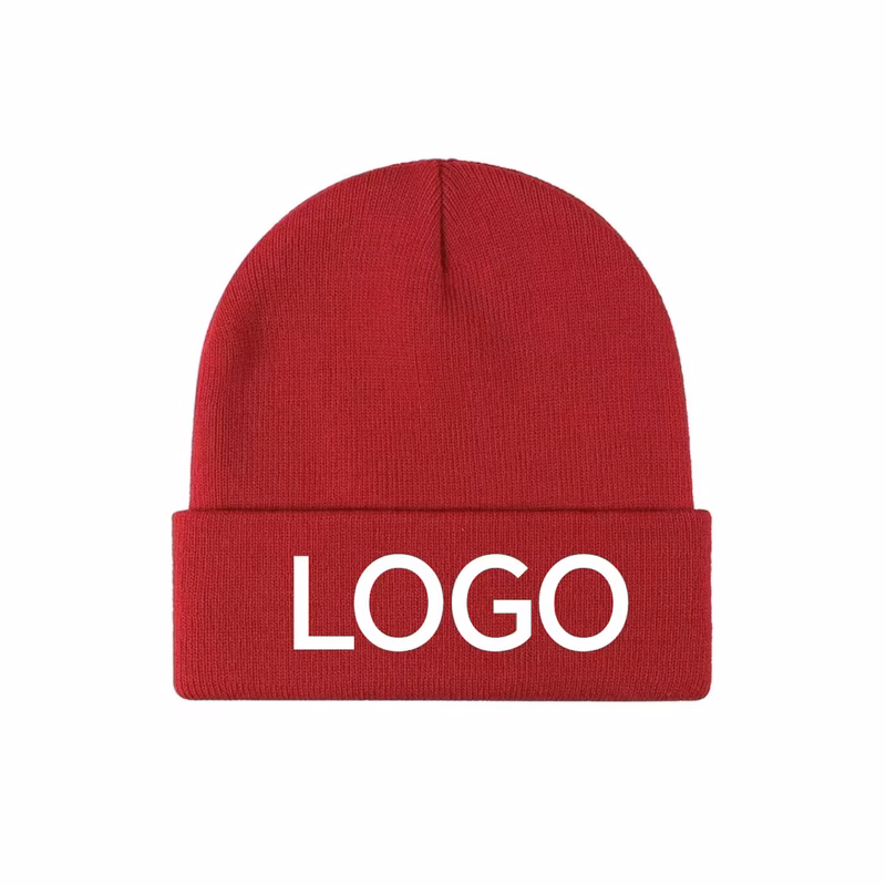 Solid Color Knit Winter Beanie