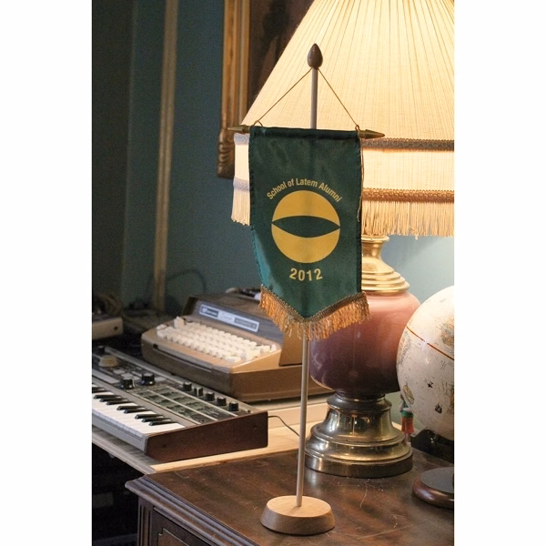 Dye Sublimation Mini Podium Banners - Poly Satin 3" x 5"