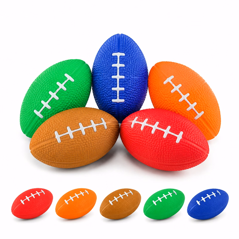 Faux Leather Soccer Grip Stress Ball