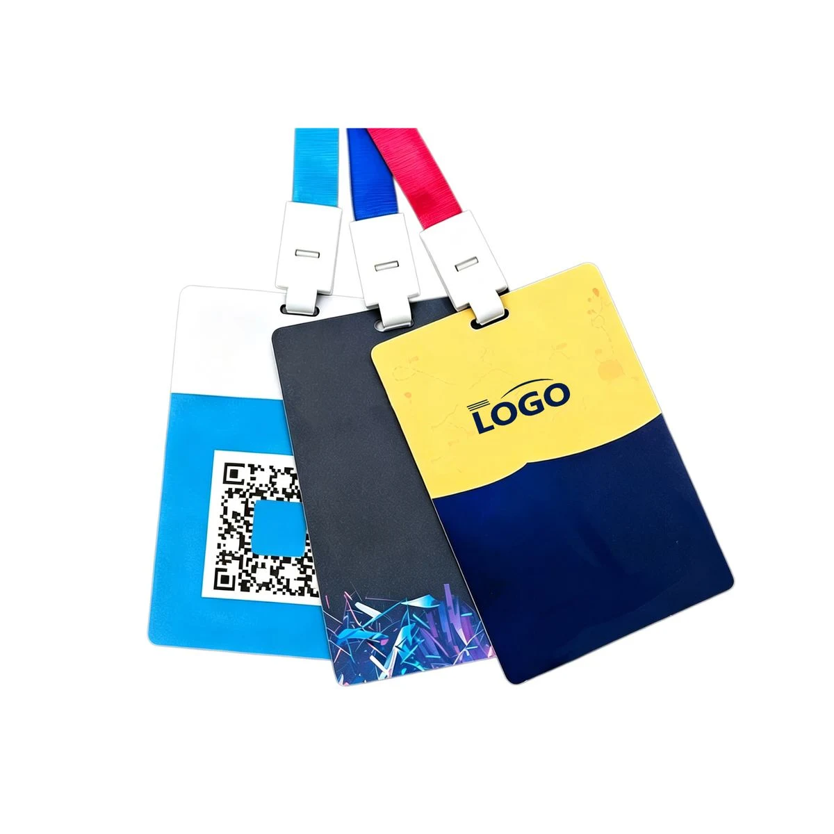 PVC Card Holder with Lanyard for Staff & Guest Pass 1