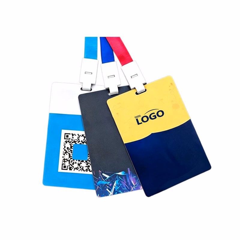 PVC Card Holder with Lanyard for Staff & Guest Pass