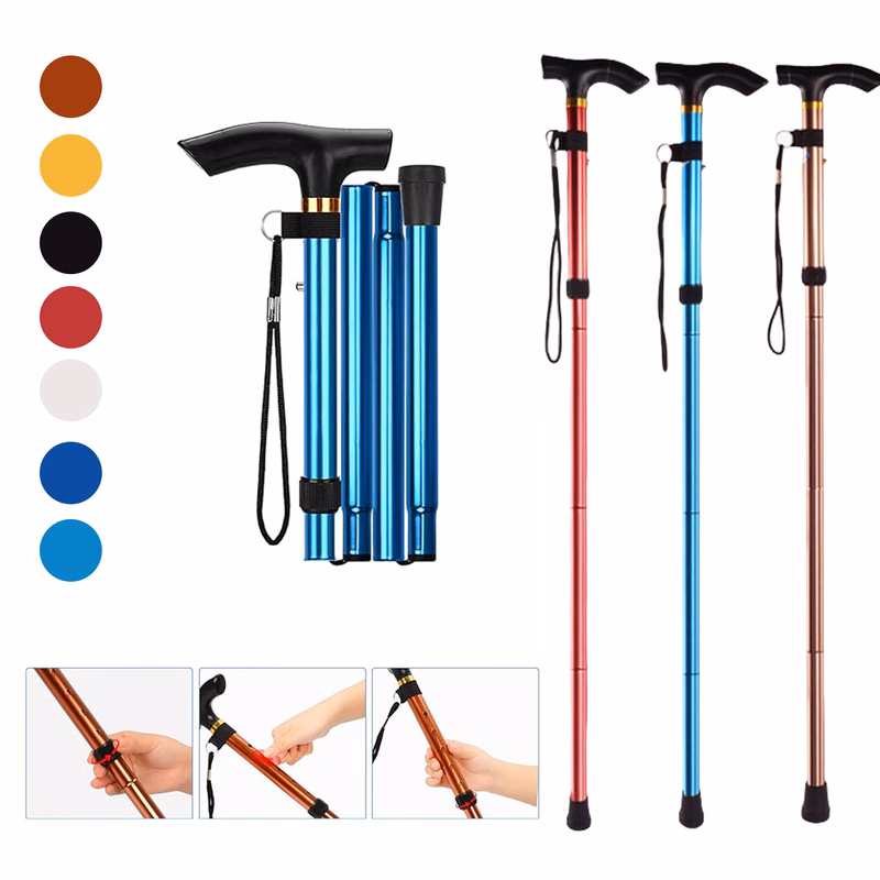 5-Level Adjustable Foldable Walking Cane MOQ10