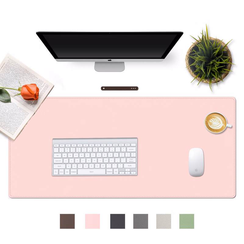 Multifunctional Office Leather Desk Mouse Pad