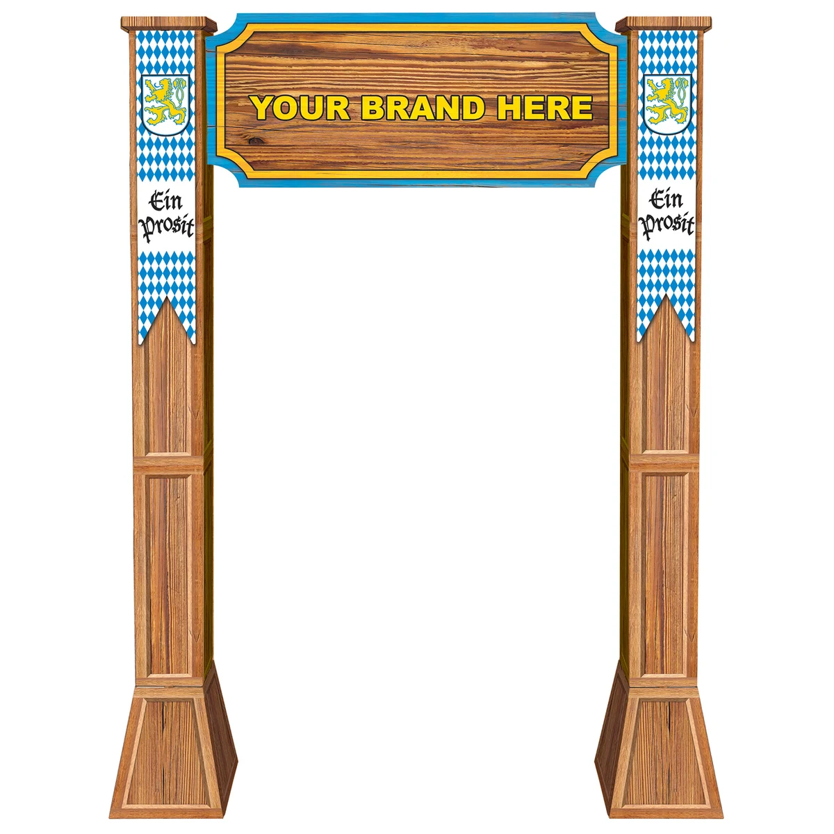 3-D Biergarten Archway Props 1