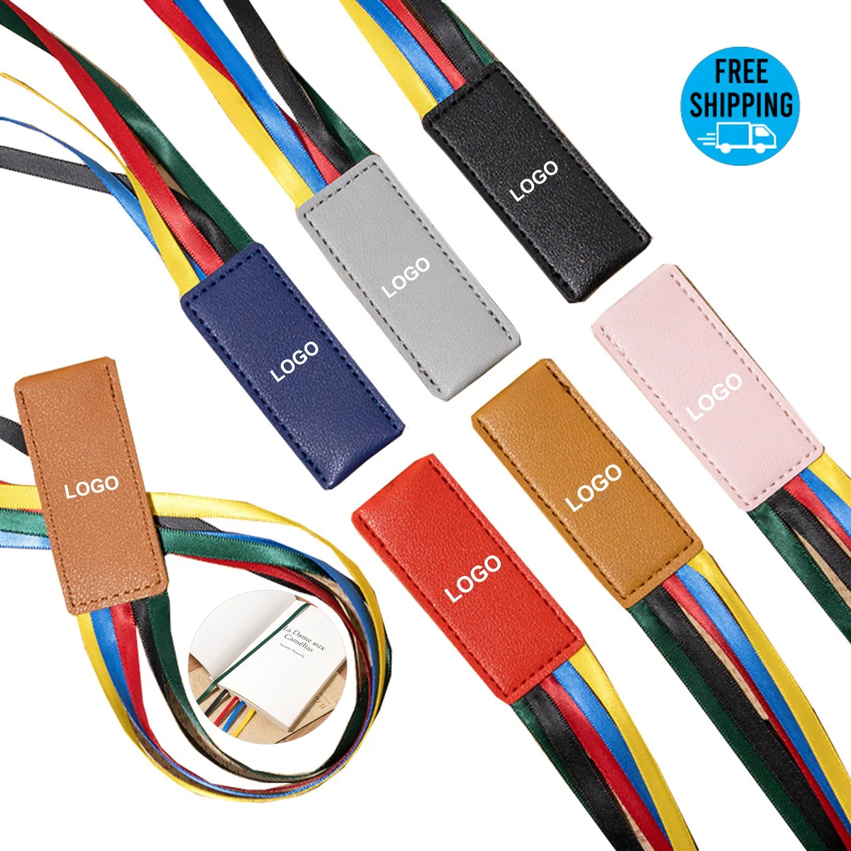 Leather Bible Ribbon Bookmarks 1
