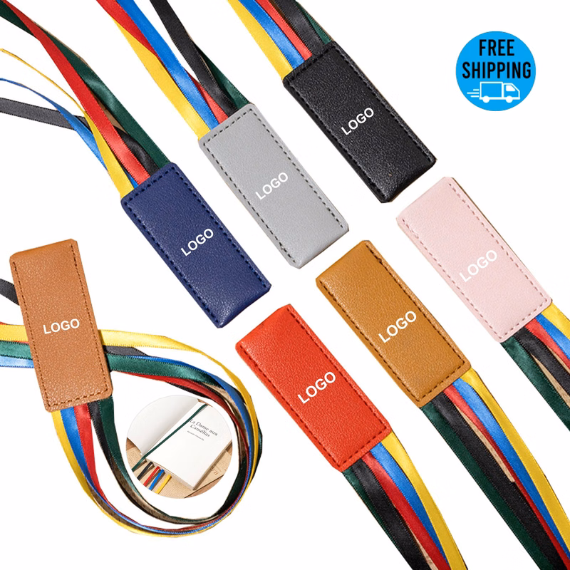 Leather Bible Ribbon Bookmarks