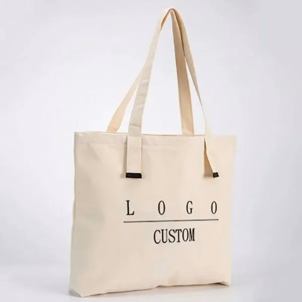 Reusable Eco-Friendly Custom Recycled Canvas Shopping Bag