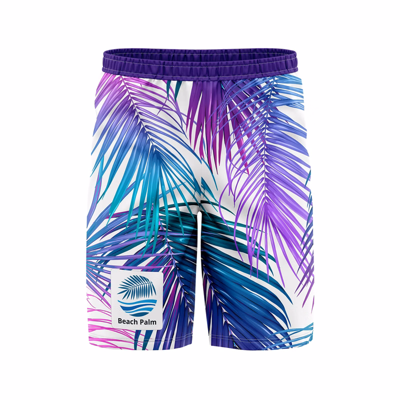 Men's & Kids' Sublimation Board Shorts - 140G 4-Way Stretch