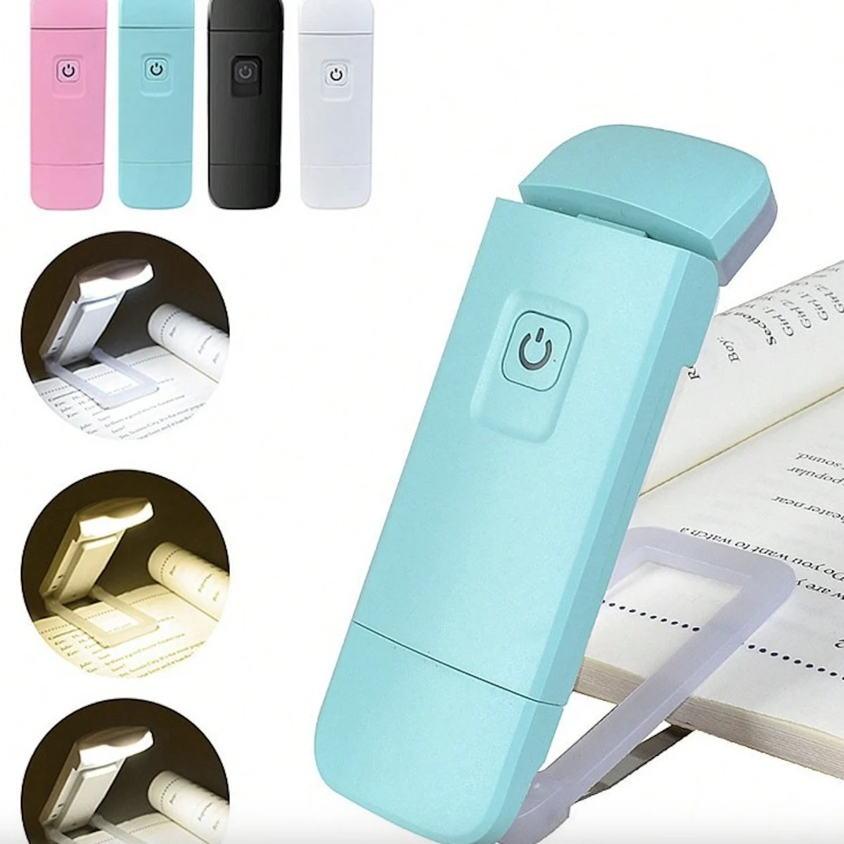 LED Mini USB Charging Eye-protecting Folding Book Holder Lamp 1