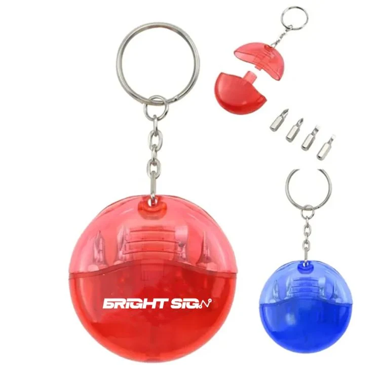 Multi-Bit Screwdriver Tool Keychain 1