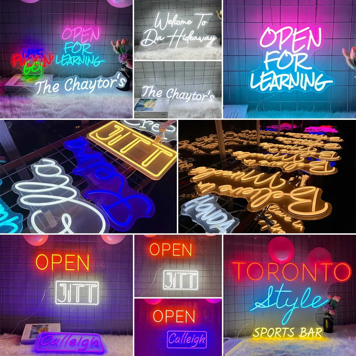 Custom LED neon signs 1