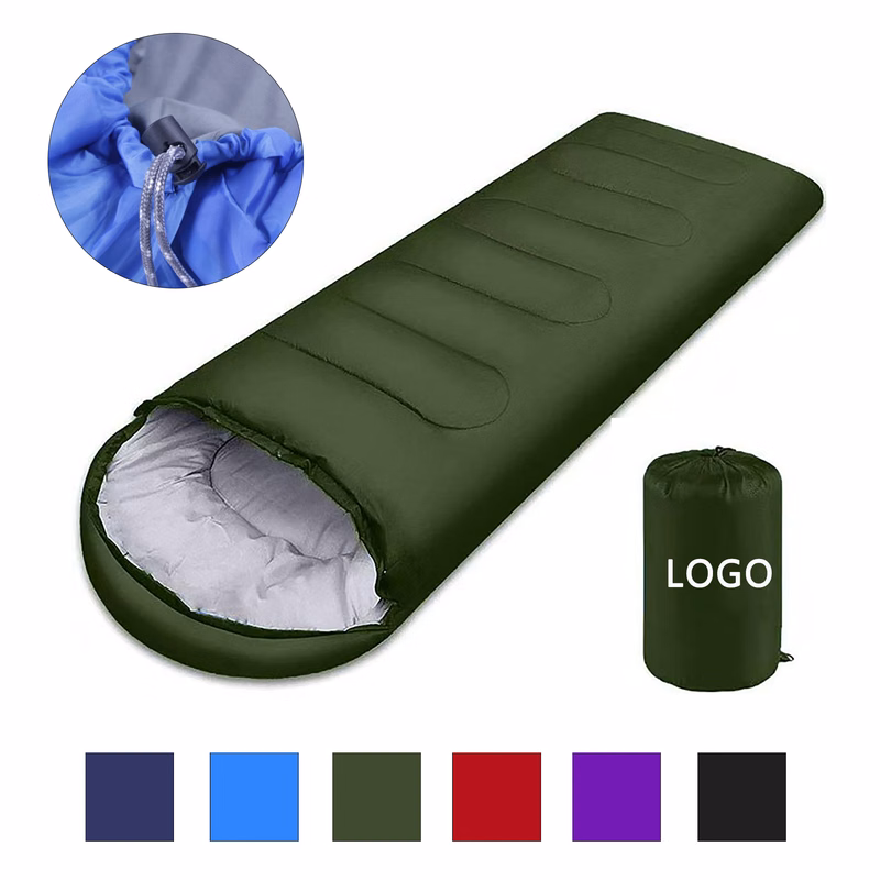 Portable Warm Polyester Camping Sleeping Bag For Adults