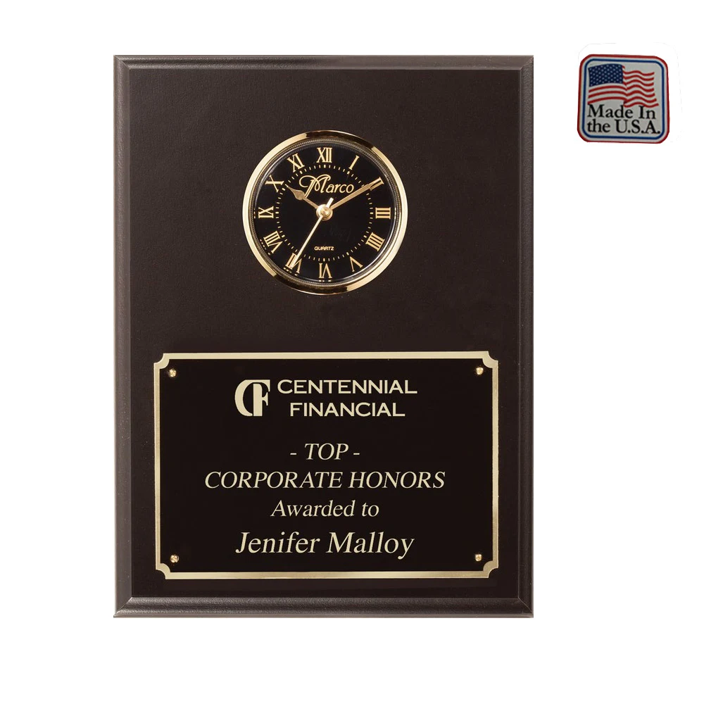 Quartz Clock Plaque.MADE IN USA 1