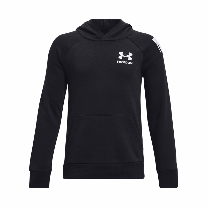 Boys' UA Freedom Rival Fleece Print Hoodie